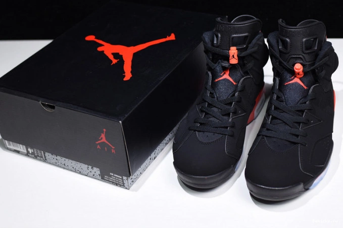 Reps BK 384664-060 retro air black 6 jordan infrared 1113